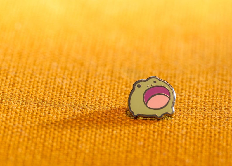 Screaming Frog Pin by White Market