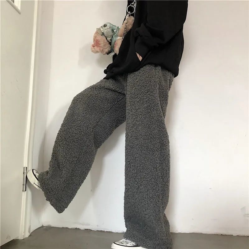 Thick Sherpa Trousers by White Market