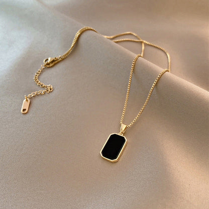 Black Obsidian Necklace by White Market