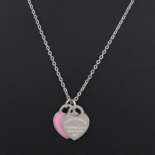 "Please Return To" Heart Necklace by White Market