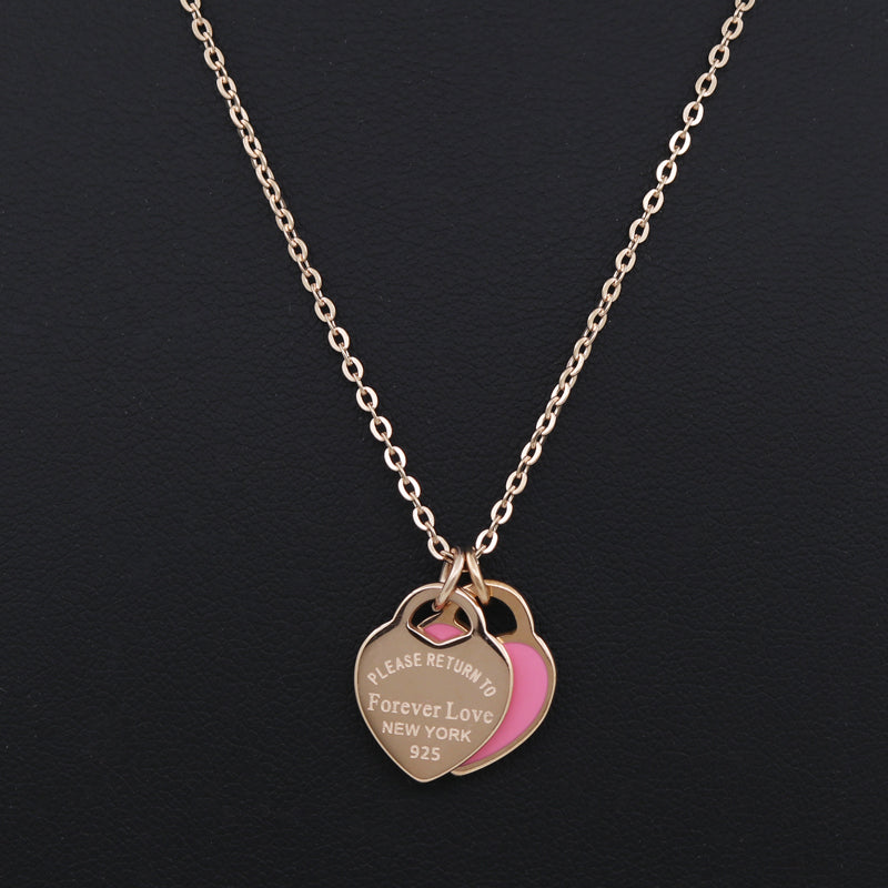 "Please Return To" Heart Necklace by White Market