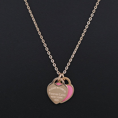 "Please Return To" Heart Necklace by White Market