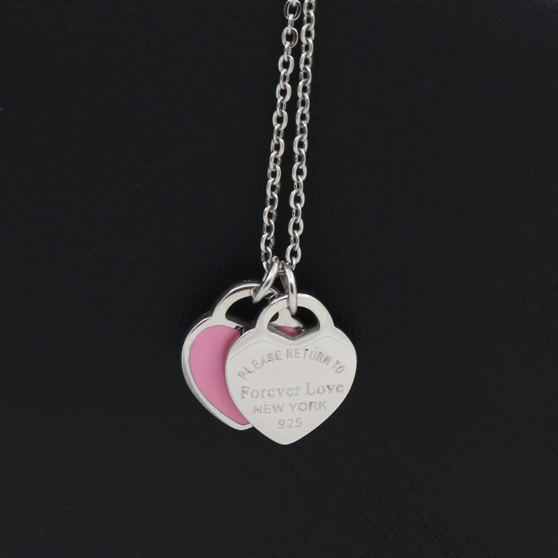 "Please Return To" Heart Necklace by White Market