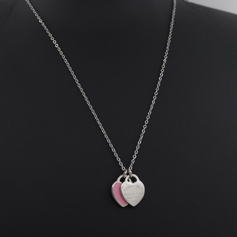 "Please Return To" Heart Necklace by White Market