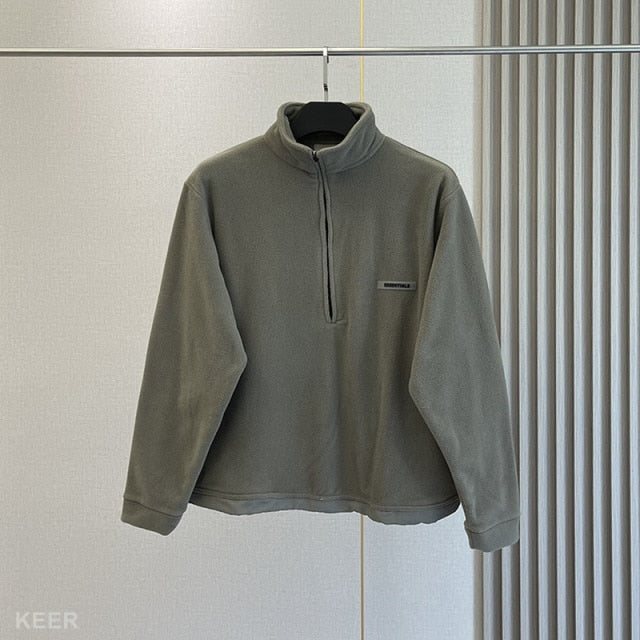 Half Zip Fleece Pullover by White Market