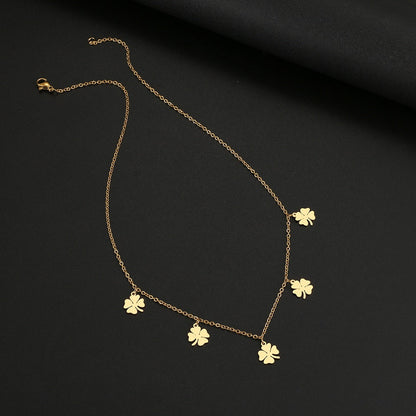 4 Leaf Clover Lucky Necklace by White Market