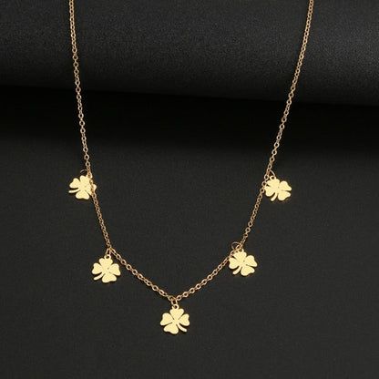 4 Leaf Clover Lucky Necklace by White Market