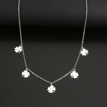 4 Leaf Clover Lucky Necklace by White Market