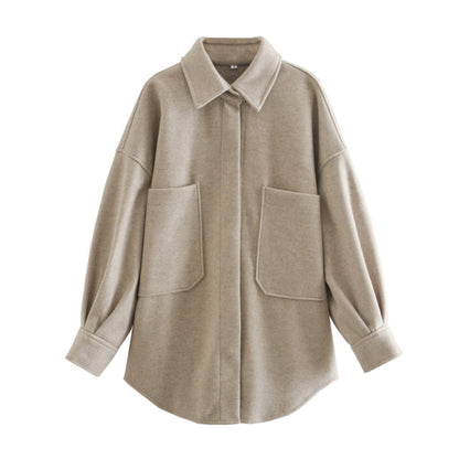 Oversized Wool Jacket by White Market