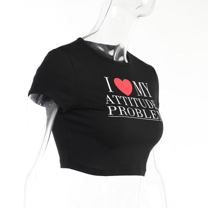 "I Love My Attitude Problem" Tee by White Market