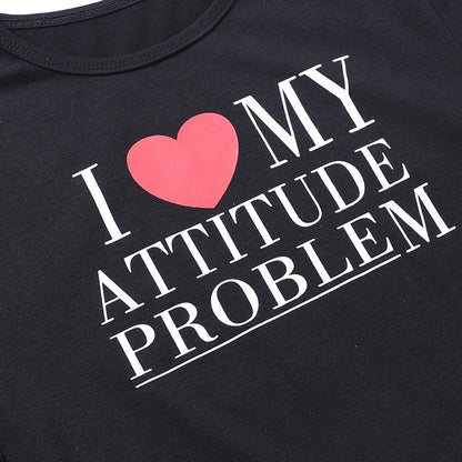 "I Love My Attitude Problem" Tee by White Market