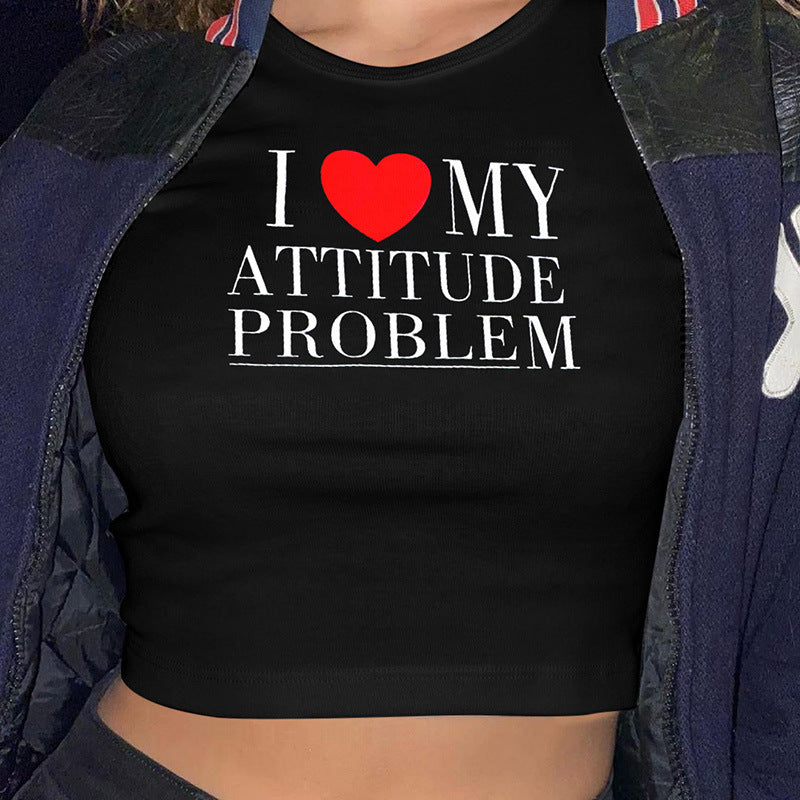 "I Love My Attitude Problem" Tee by White Market