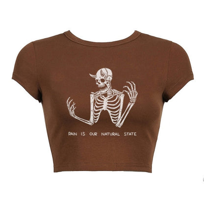 Assorted Skull Tees by White Market