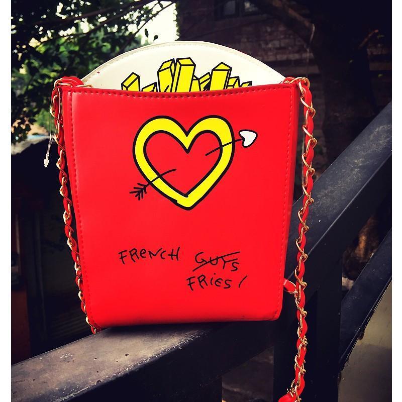 French Fries Not Guys Crossbody Bag by White Market