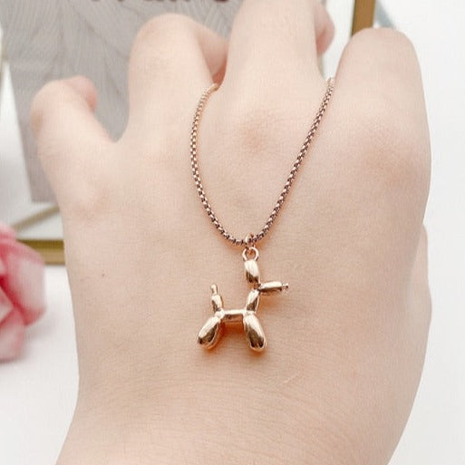 Balloon Dog Necklace by White Market