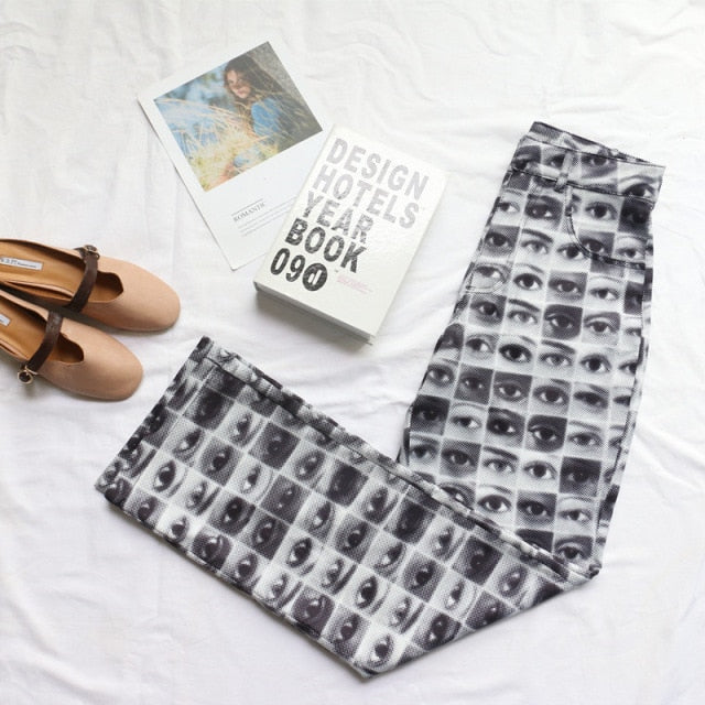 "Eyes" Trousers by White Market