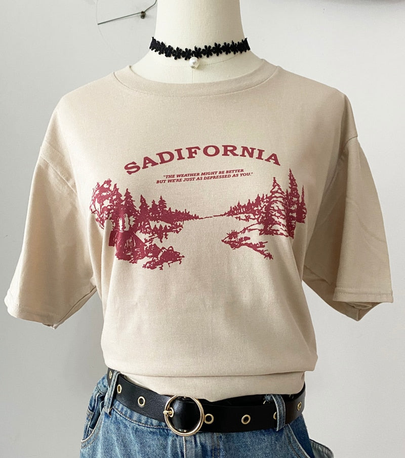 "Sadifornia" Tee by White Market