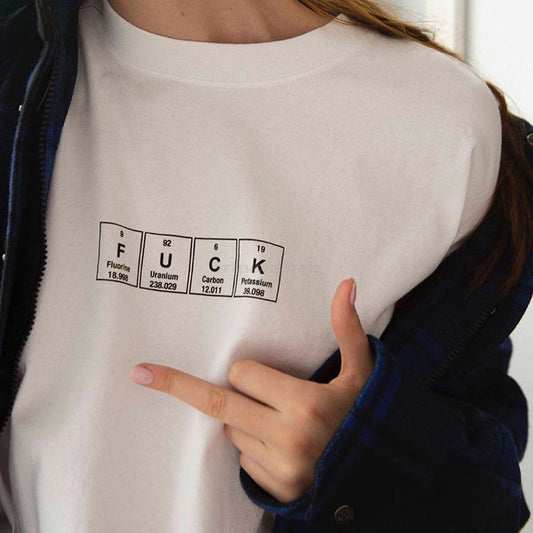 "FUCK" Periodic Table Tee by White Market