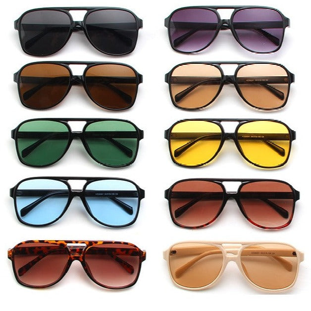 Oversized Hollywood Tinted Glasses by White Market