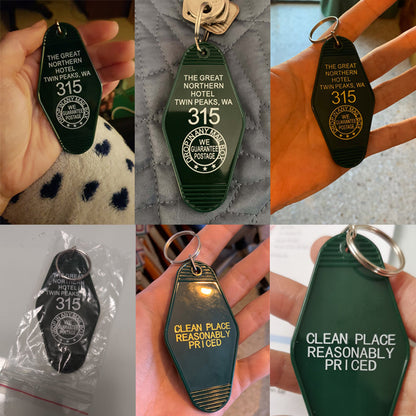 Twin Peaks Keychain by White Market