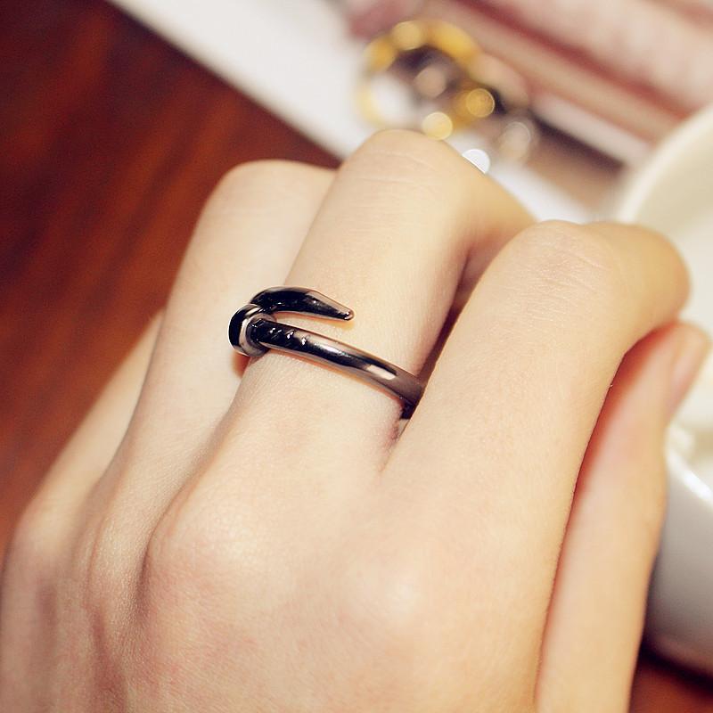 Bent Nail Ring by White Market