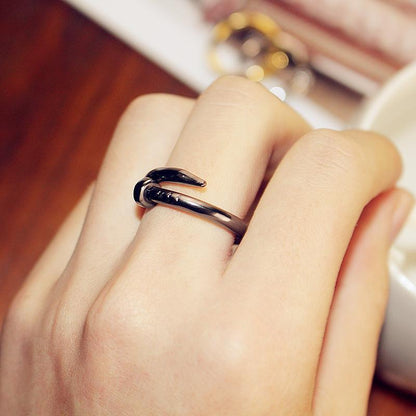 Bent Nail Ring by White Market