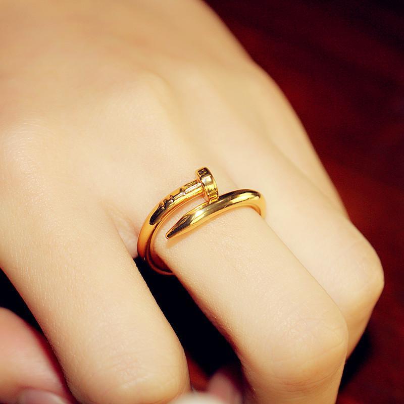 Bent Nail Ring by White Market