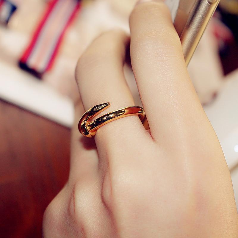 Bent Nail Ring by White Market