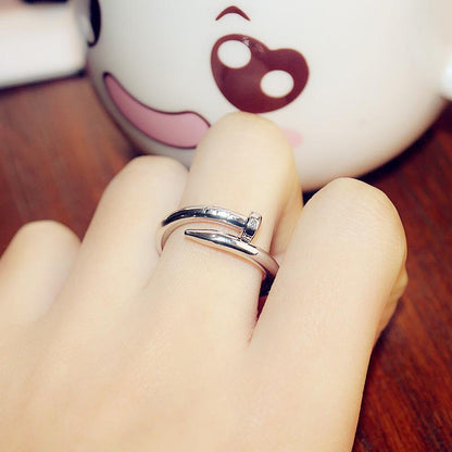 Bent Nail Ring by White Market