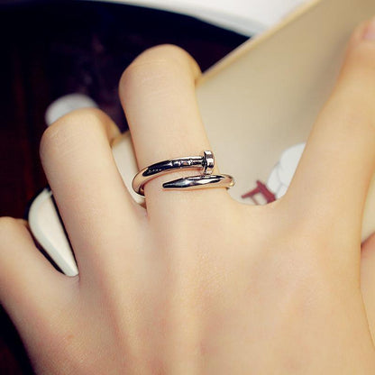 Bent Nail Ring by White Market