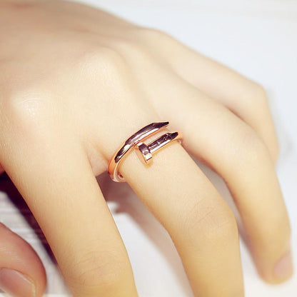 Bent Nail Ring by White Market