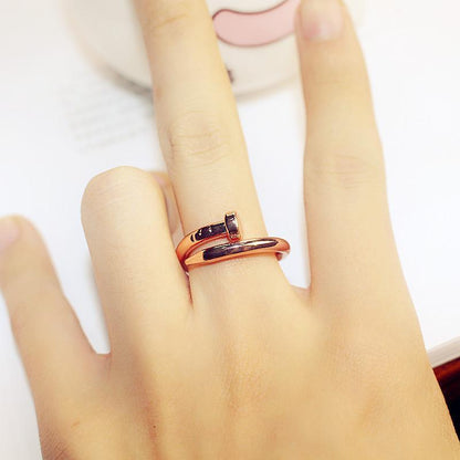 Bent Nail Ring by White Market