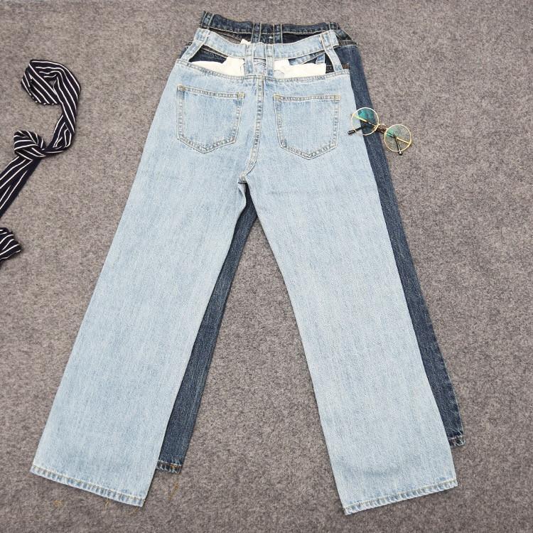 High Waisted Hollow Pocket Denim by White Market