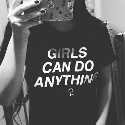 "Girls Can Do Anything" Tee by White Market