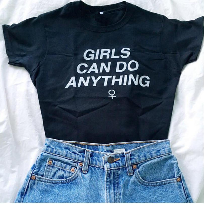 "Girls Can Do Anything" Tee by White Market