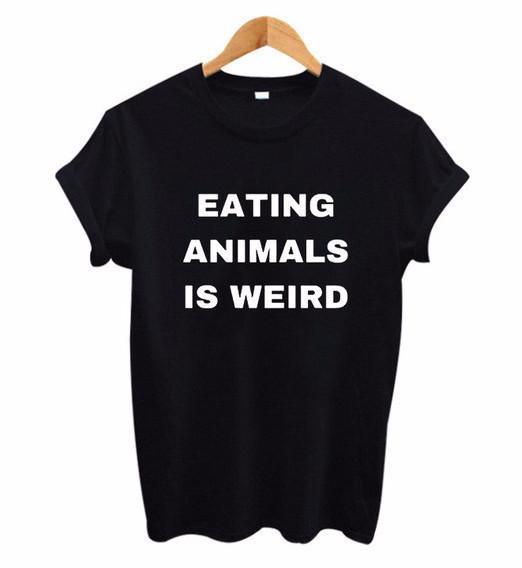 "Eating Animals Is Weird" Tee by White Market