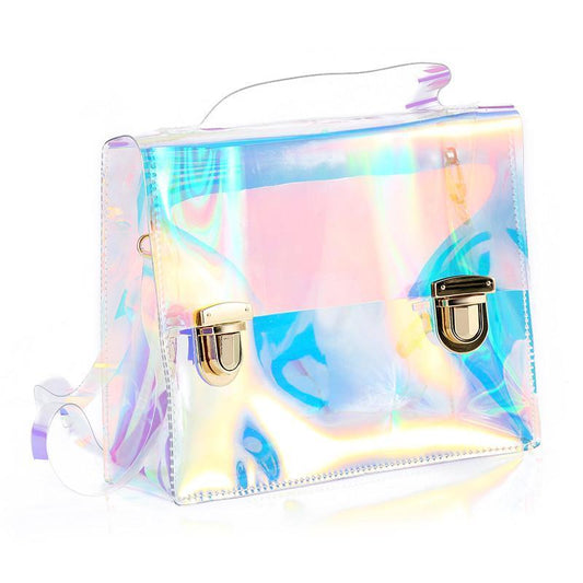 Holographic Clear Shoulder Bag by White Market