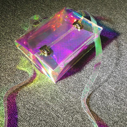 Holographic Clear Shoulder Bag by White Market