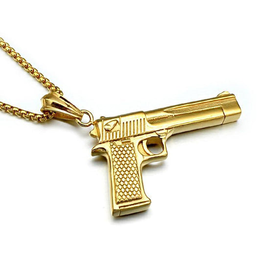 Pistol Gun Necklace by White Market