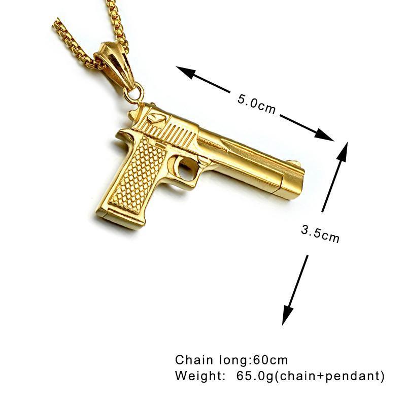 Pistol Gun Necklace by White Market