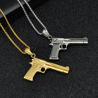 Pistol Gun Necklace by White Market