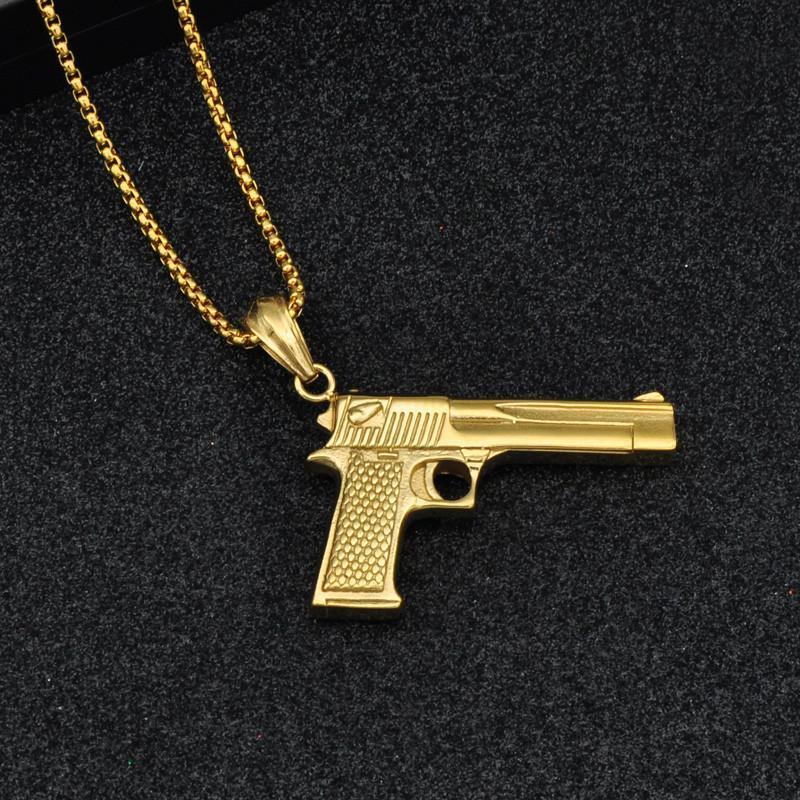 Pistol Gun Necklace by White Market