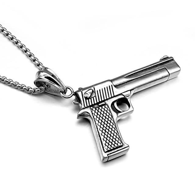 Pistol Gun Necklace by White Market