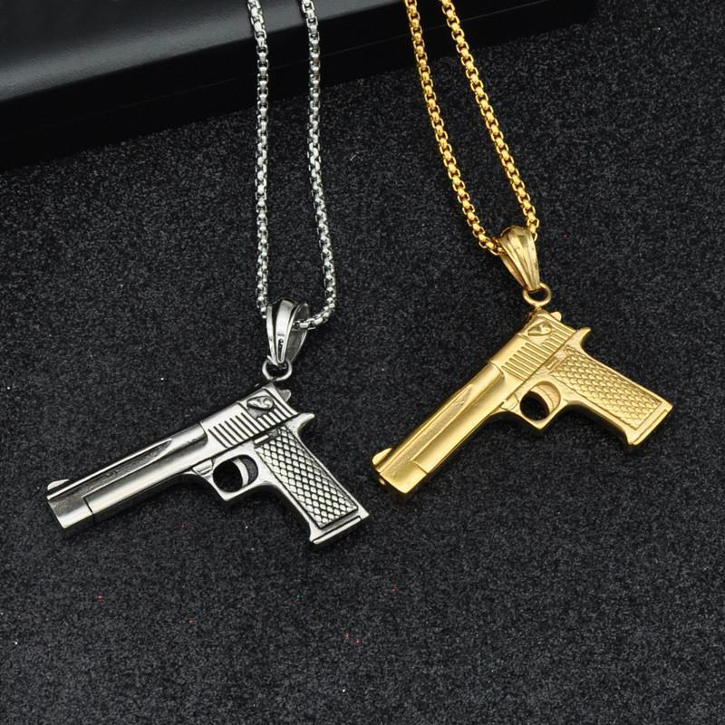 Pistol Gun Necklace by White Market