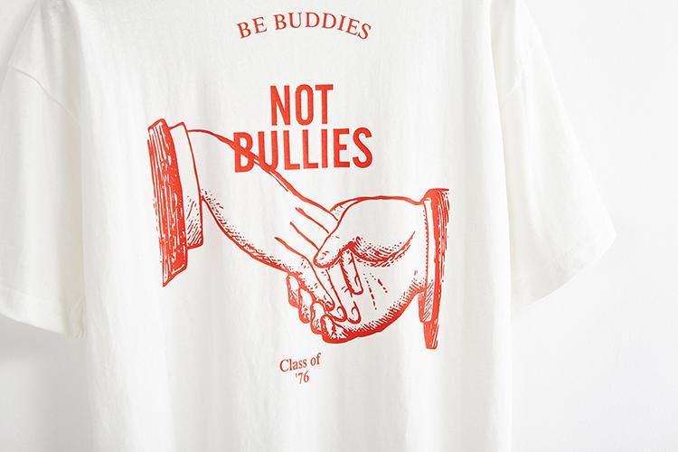 "Be Buddies Not Bullies" Tee by White Market