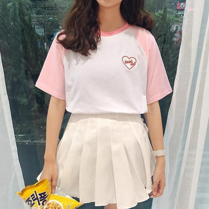 Embroidered "Heart Club" Tee by White Market