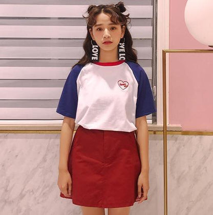 Embroidered "Heart Club" Tee by White Market