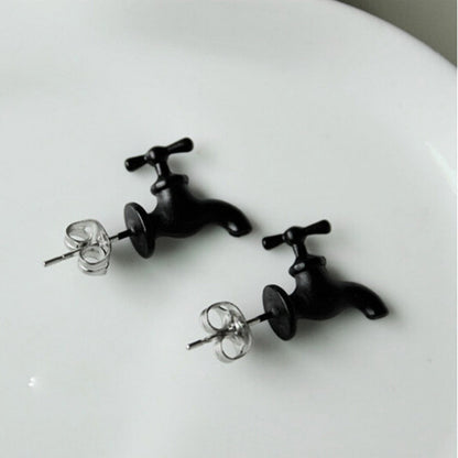 Water Tap Earrings by White Market