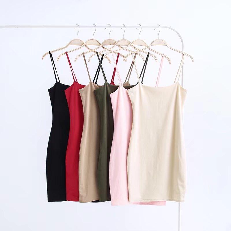 Basic Spaghetti Strap Cami Dress by White Market