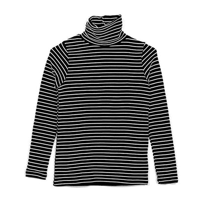 Striped Turtleneck Sweater by White Market